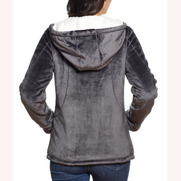 🆕 Weatherproof Sherpa Lined Fleece Hoodie Jacket - Picture 2 of 9